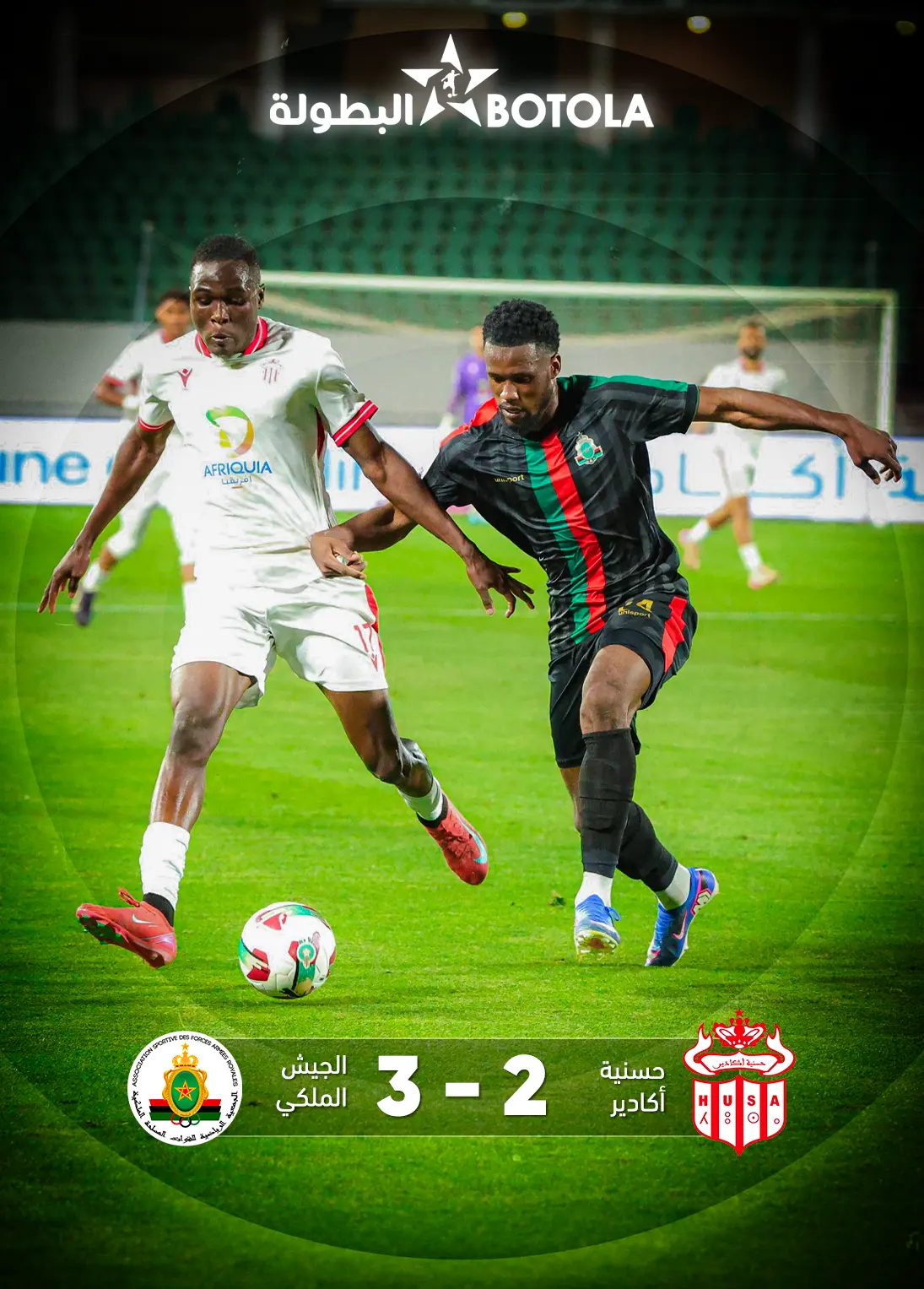 Résumé du match Hassania Agadir contre FAR Rabat