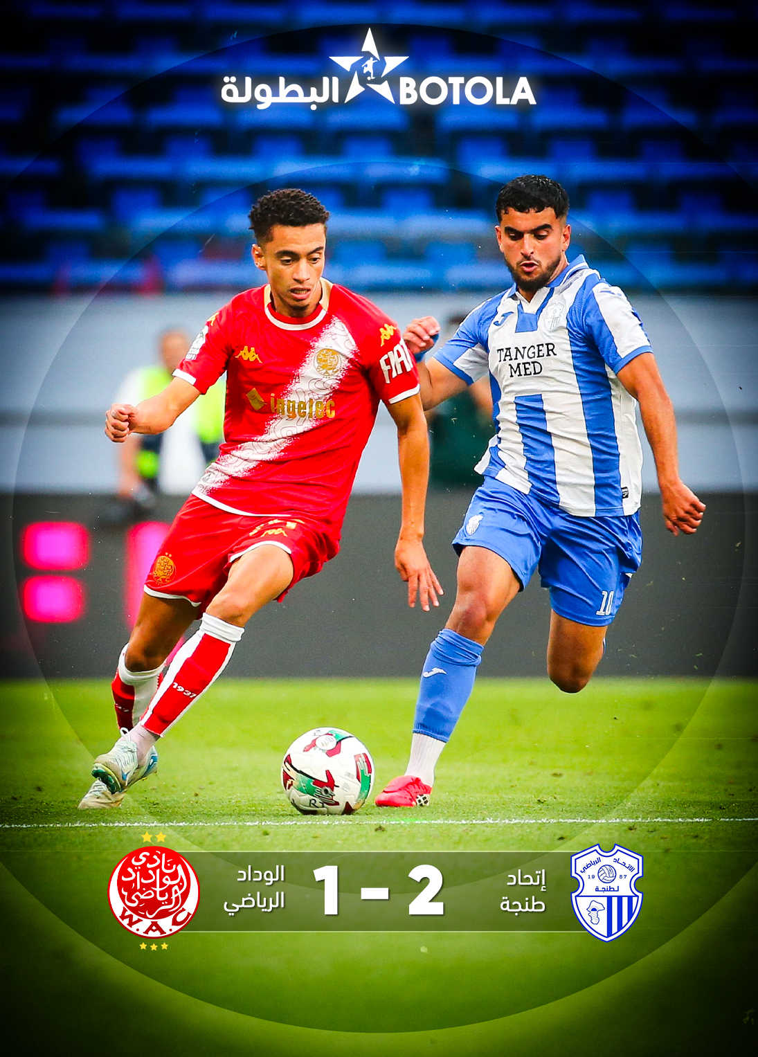 Résumé du match entre l'Ittihad Tanger et le Wydad Casablanca