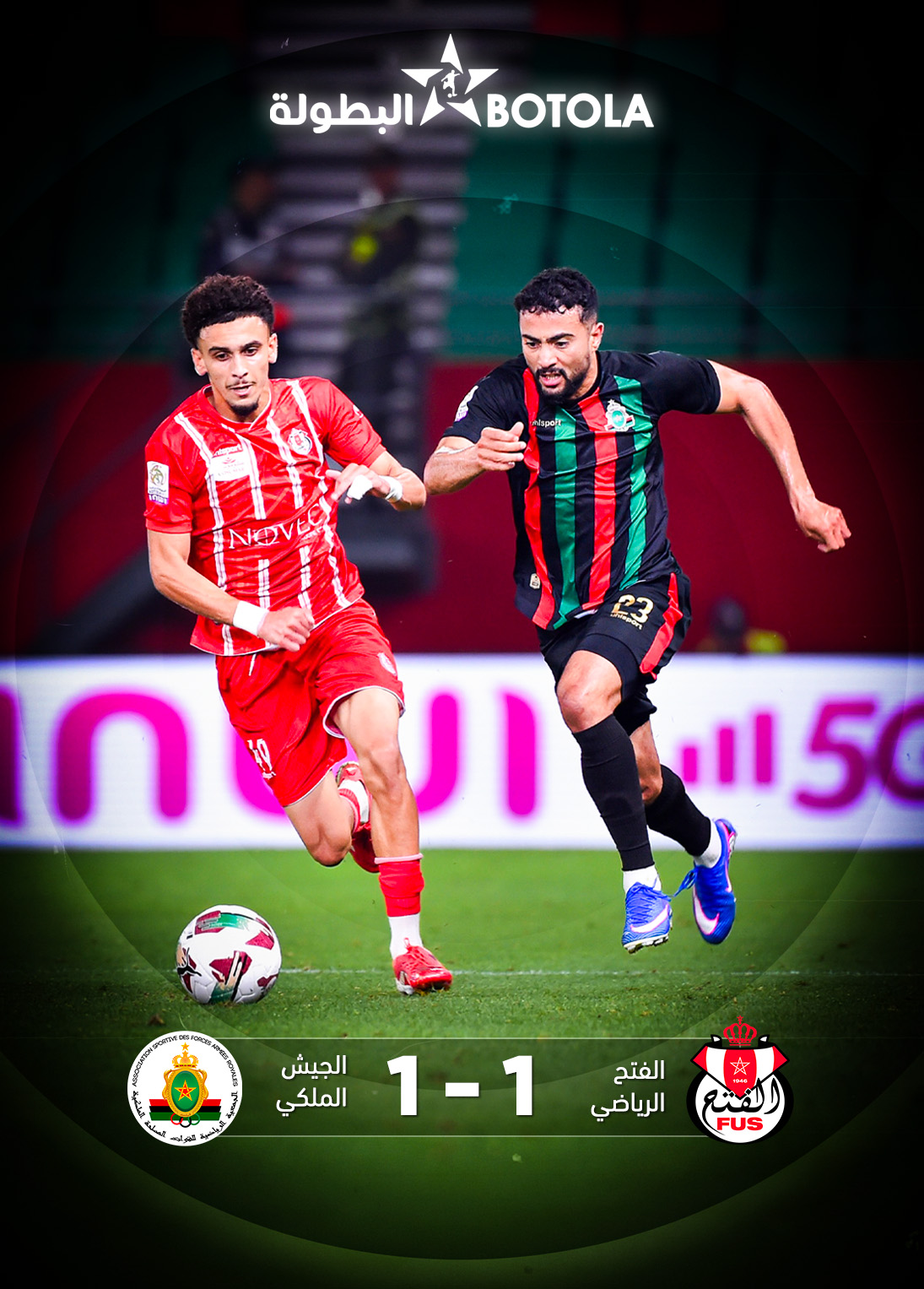 Résumé du match entre Fath Union Sport et FAR Rabat